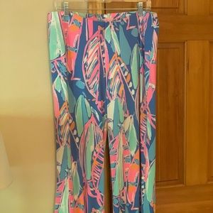 Lily Pulitzer Georgia May Wide Leg Cotton Pants